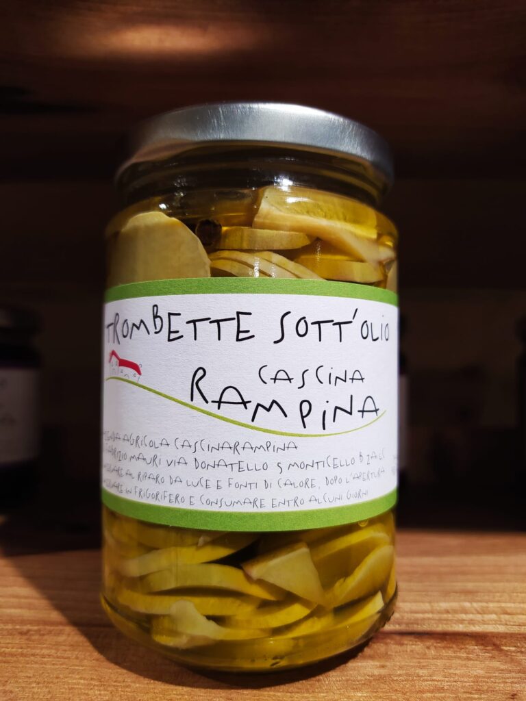 Zucchine trombetta sott'olio - 180 g